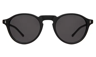 Illesteva Capri Sunglasses In Matte Black / Grey