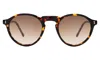 Illesteva Capri Sunglasses In Star Tortoise / Brown Gradient