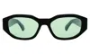 Illesteva Cassette Sunglasses In Black / Mint Flat See Through