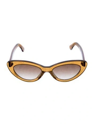 Pre-owned Illesteva Cat-eye Gradient Sunglasses In Multi