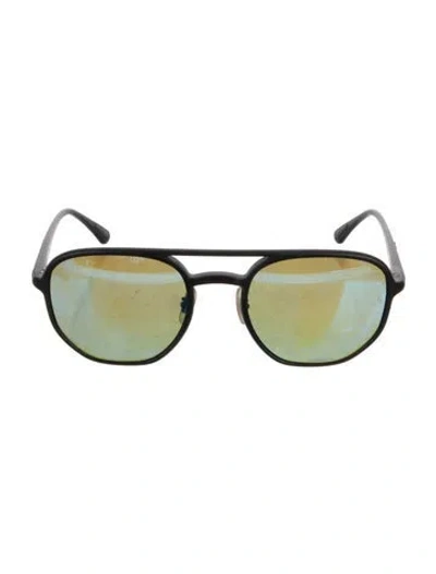Pre-owned Illesteva Cat-eye Gradient Sunglasses In Purple