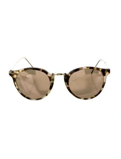 Pre-owned Illesteva Cat-eye Mirrored Sunglasses