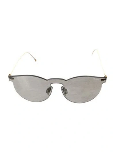 Pre-owned Illesteva Cat-eye Mirrored Sunglasses