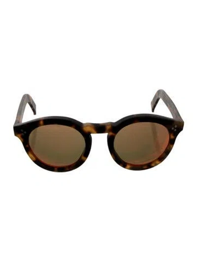 Pre-owned Illesteva Cat-eye Mirrored Sunglasses In Brown