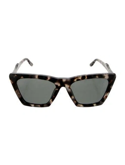 Pre-owned Illesteva Cat-eye Tinted Sunglasses In Brown