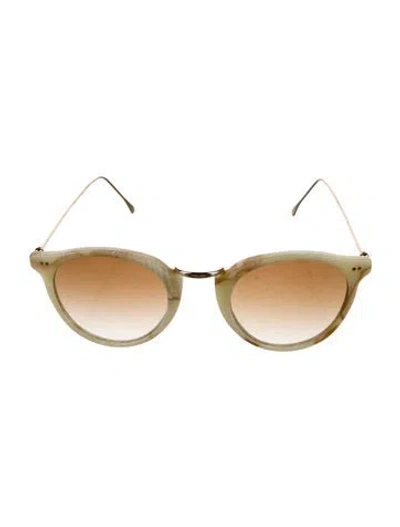 Pre-owned Illesteva Cat-eye Tinted Sunglasses In Neutral