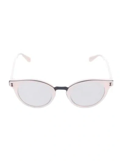 Pre-owned Illesteva Cat-eye Tinted Sunglasses In Pink