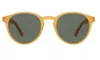 Shop Illesteva Como Sunglasses In Blond / Olive
