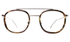 Illesteva Corfu Optical In Sand/gunmetal / Optical