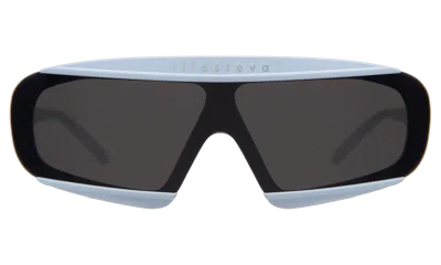 Illesteva Courchevel Sunglasses In Matte Baby Blue / Grey