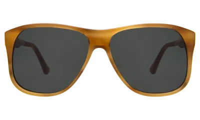 Illesteva Dionne Sunglasses In Caramel Havana / Brown Gradient