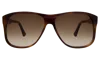 Illesteva Dionne Sunglasses In Havana / Brown Gradient