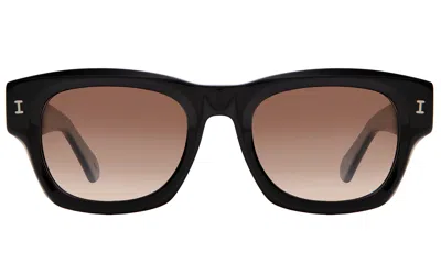 Illesteva Dolomites Sunglasses In Kohl / Grey Gradient