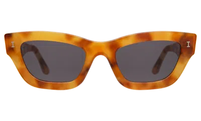 Illesteva Donna Sunglasses In Amber / Grey