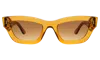 Illesteva Donna Sunglasses In Cider / Brown Gradient