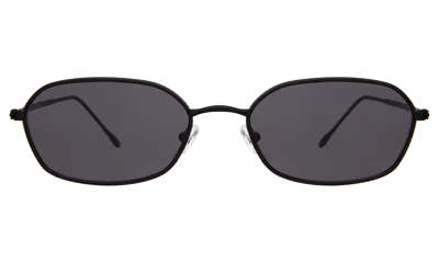 Illesteva East Houston Sunglasses In Gold / Grey Flat