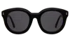 Illesteva Echo Park Sunglasses In Black / Grey Flat