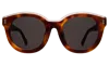Illesteva Echo Park Sunglasses In Havana / Grey Flat