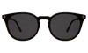Illesteva Eldridge 56 Sunglasses In Black / Grey Flat