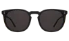Illesteva Eldridge Sunglasses In Matte Black / Grey Flat