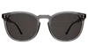 Illesteva Eldridge 56 Sunglasses In Mercury / Grey Flat