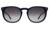 Illesteva Eldridge 56 Sunglasses In Navy / Grey Flat Gradient
