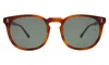 Illesteva Eldridge 56 Sunglasses In Red Havana / Olive Flat