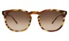 Illesteva Eldridge 56 Sunglasses In Sand Dune / Brown Flat Gradient