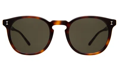 Illesteva Eldridge Sunglasses In Black / Sunset Flat