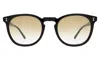 Illesteva Eldridge Sunglasses In Black / Taupe Flat Gradient