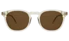 Illesteva Eldridge Sunglasses In Champagne / Brown Flat