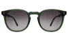 Illesteva Eldridge Sunglasses In Pine / Grey Flat Gradient