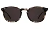Illesteva Eldridge Sunglasses In White Tortoise / Grey Flat