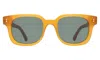 Illesteva Melrose Sunglasses In Matte Honey / Olive Flat