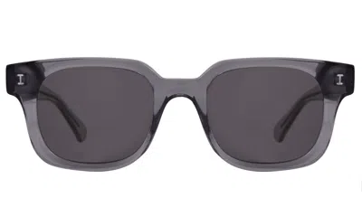 Illesteva Ellison Sunglasses In Mercury / Grey Flat