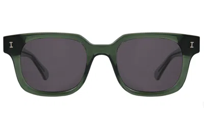 Illesteva Ellison Sunglasses In Pine / Grey Flat