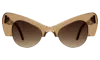Illesteva Emma Sunglasses In Brown / Brown