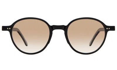Illesteva Frankfurt Sunglasses In Black / Taupe Gradient