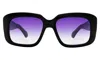 Illesteva Geno Sunglasses In Black / Purple Gradient