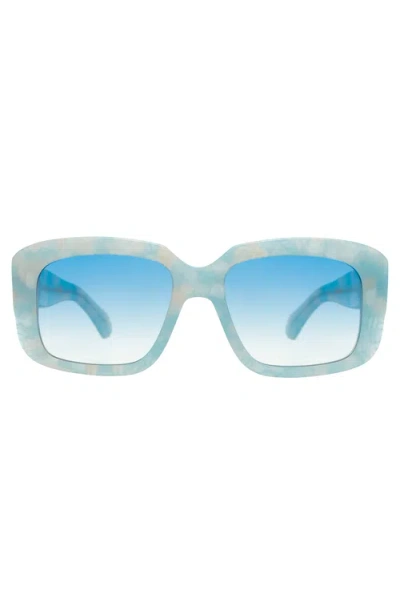 Illesteva Geno Sunglasses In Blue