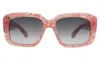 Illesteva Geno Sunglasses In Rose Quartz / Grey Gradient