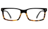 Illesteva Gordon Optical In Half/half Light Tortoise / Optical