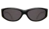 Illesteva Granada 60 Sunglasses In Matte Black / Grey