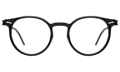 Illesteva Great Jones Titanium Optical In Black/matte Black / Optical