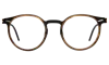 Illesteva Great Jones Titanium Optical In Scotch/matte Black / Optical