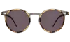 Illesteva Great Jones Titanium Sunglasses In Tortoise/matte Silver / Grey