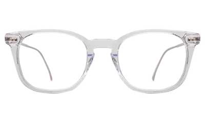 Illesteva Hampton 45 Optical In Clear/silver / Optical