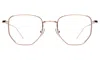 Illesteva Hunter Optical In Rose Gold / Optical