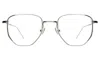 Illesteva Hunter Optical In Silver / Optical