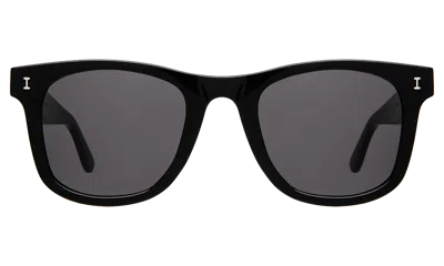 Illesteva James Sunglasses In Black / Grey
